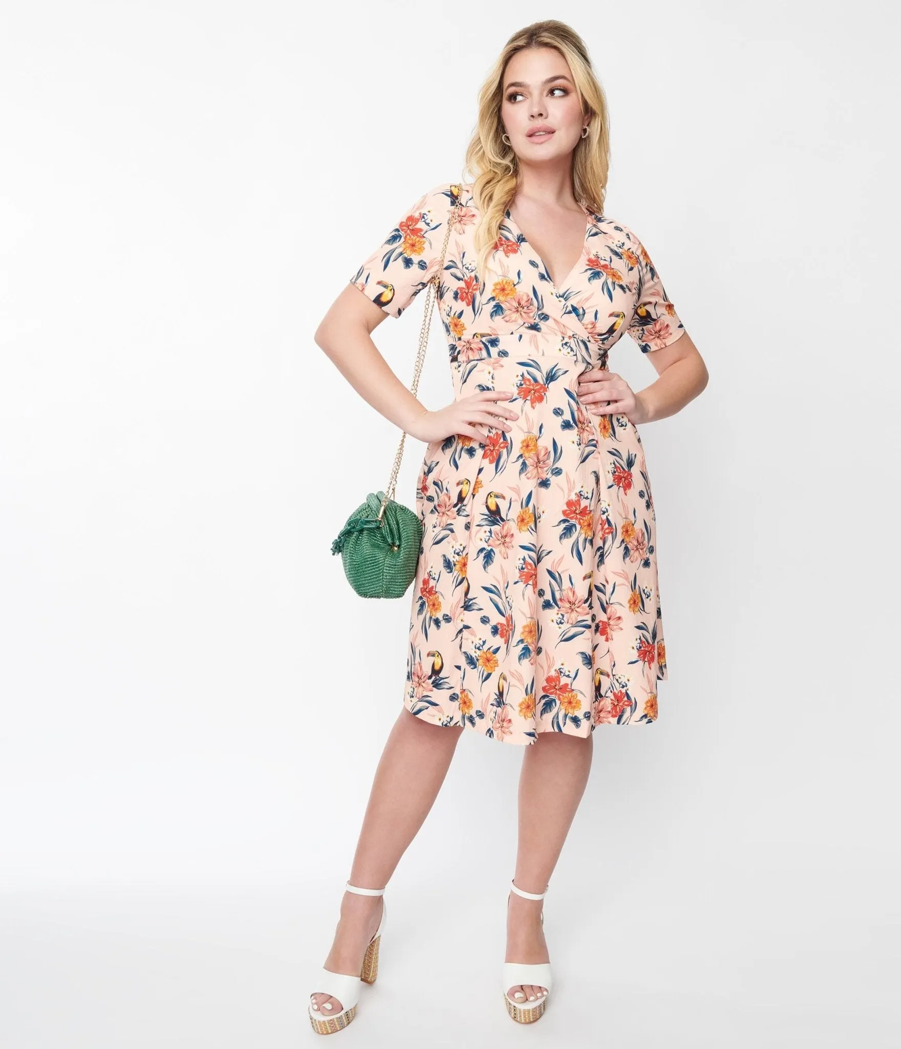 Vintage Floral Dress