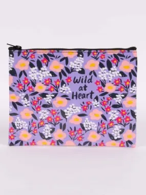 Heart-Themed Zipper Pouch