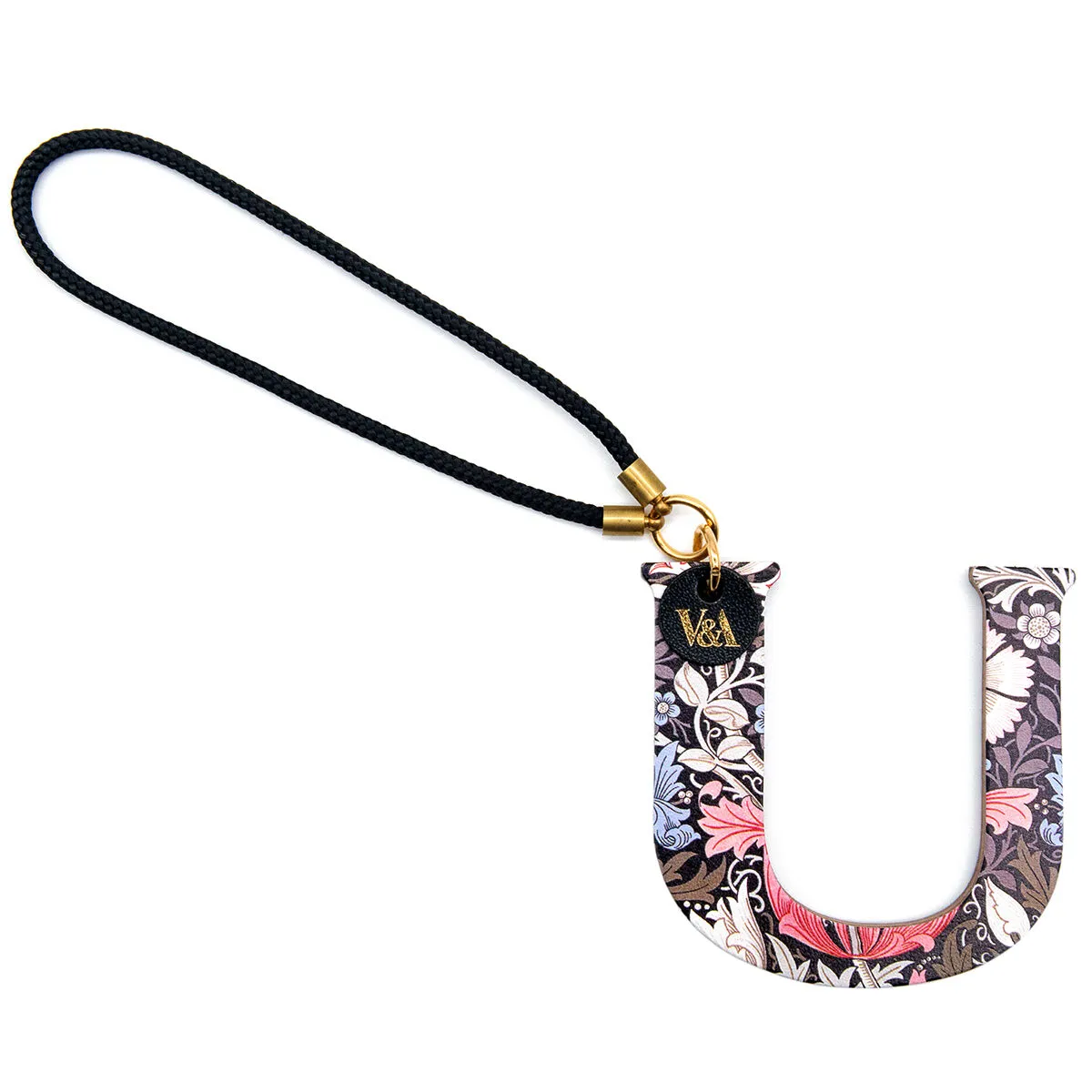 William Morris Compton leather bag charm - U