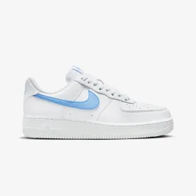 WMN'S AIR FORCE 1 '07 in WHITE/UNIVERSITY BLUE-WHITE-VOLT