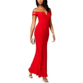 Off-The-Shoulder Cut-Out Evening Dress for Women by Xscape