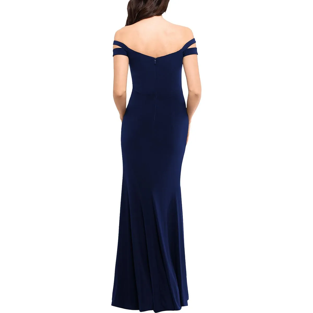 Off-The-Shoulder Cut-Out Evening Dress for Women by Xscape